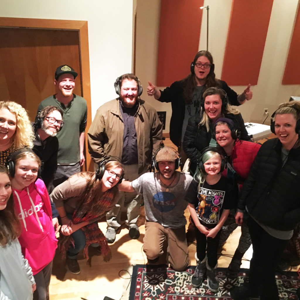 Gang Vocals, Landslide Recording Studio in Asheville, North Carolina