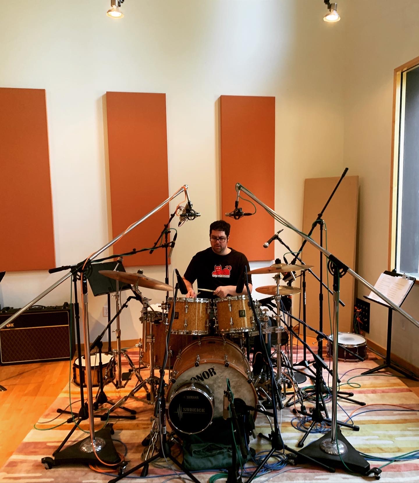 Recording Drums at Landslide Studios in Asheville