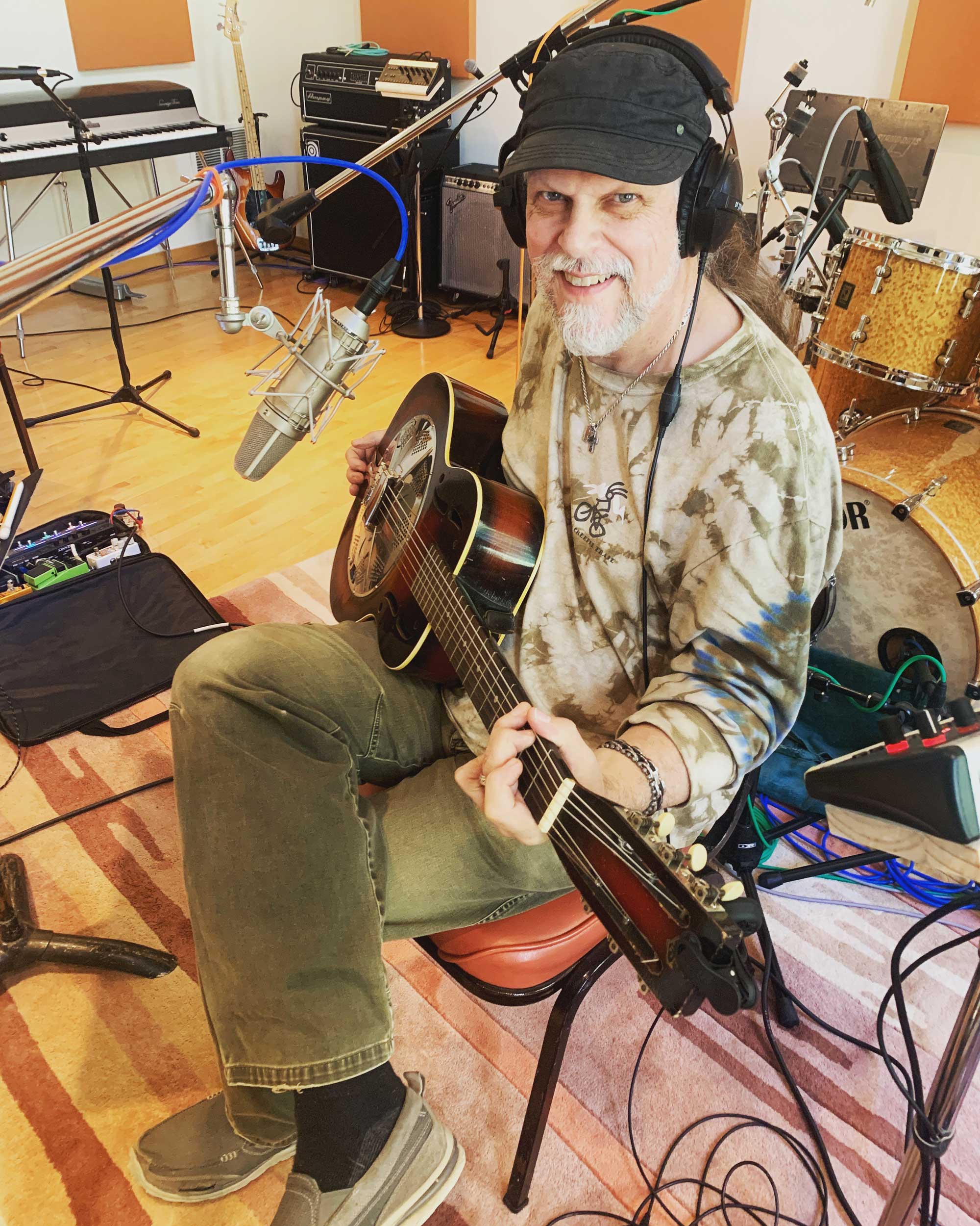 Mike Barnes of Asheville Guitar Tracking Dobro