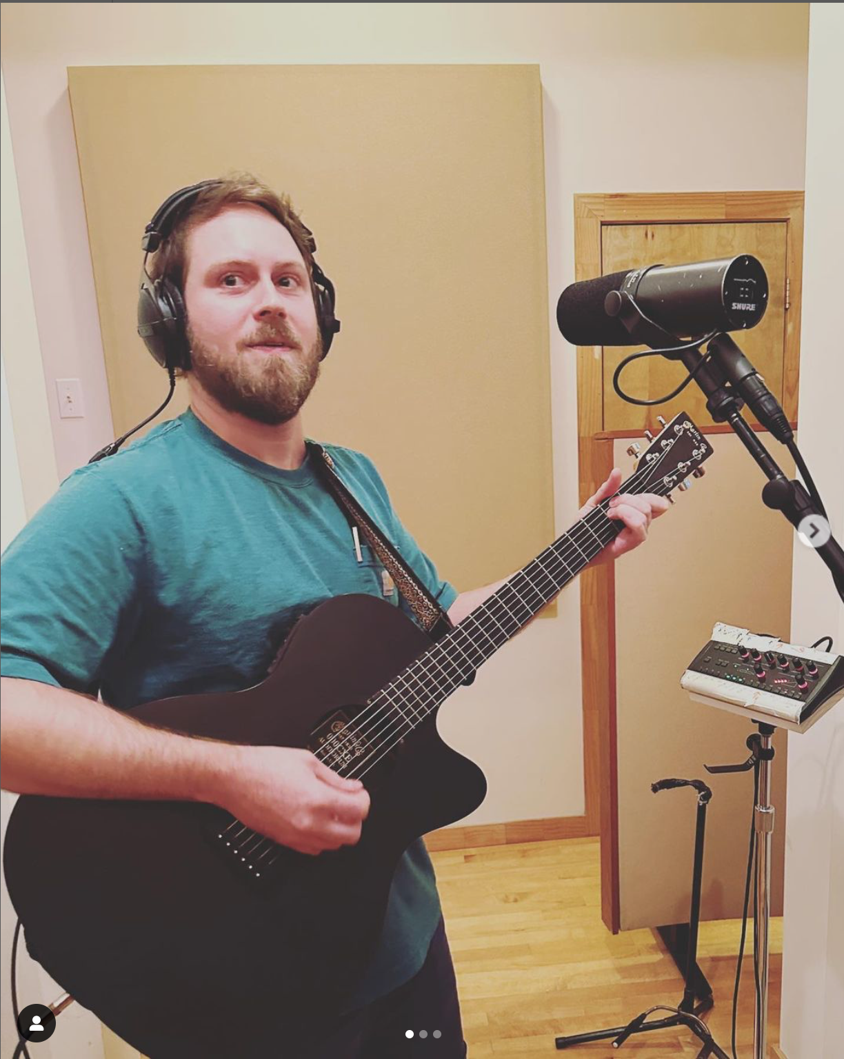 Jacob Donham Tracking at Landslide in Asheville